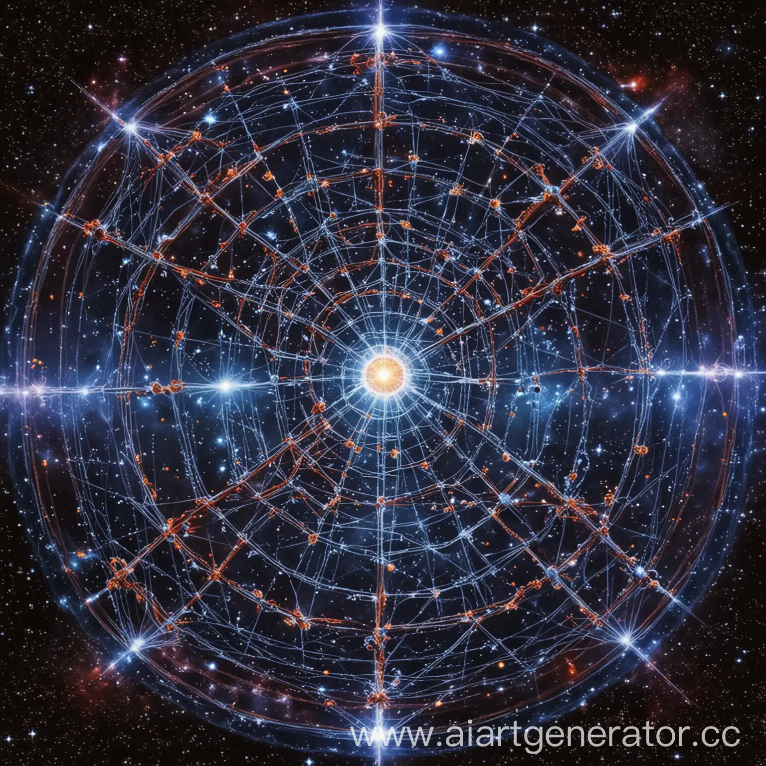 Astral-Web-of-the-Universe-in-Cosmic-Splendor