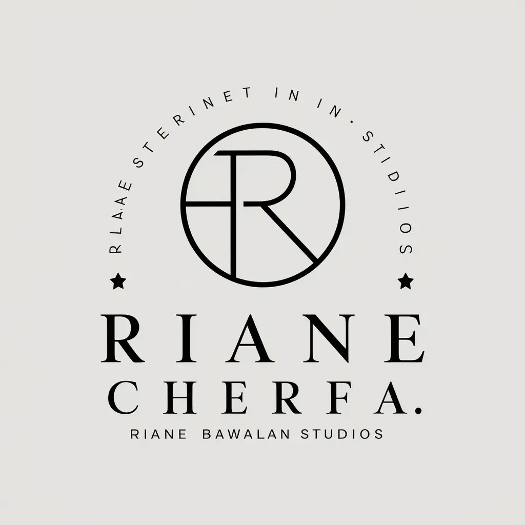 LOGO Design for Riane Cherfa Modern Vector Logo with Bawalan Studios Theme