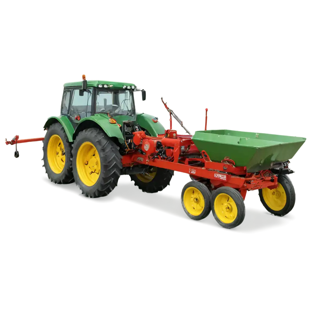 HighQuality-PNG-Image-of-a-Seed-Drill-Machine-and-Tractor-for-Agricultural-Innovations