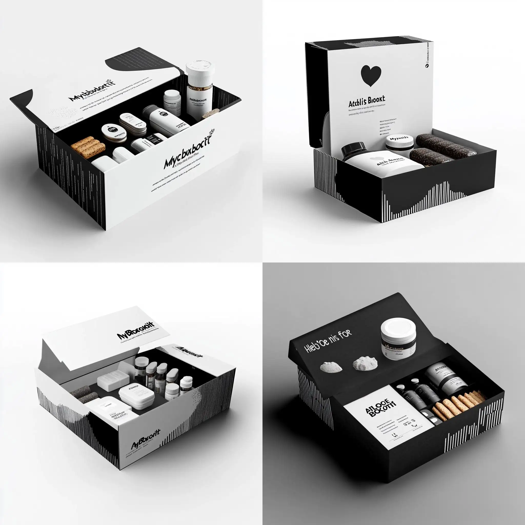 Minimalist-ActionBoost-Fitness-Subscription-Box-Display