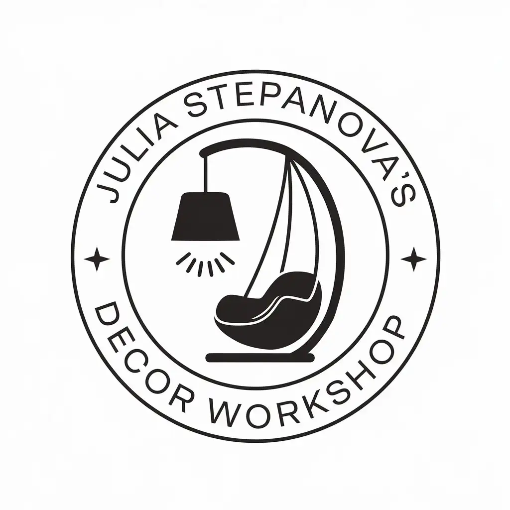 LOGO-Design-for-Julia-Stepanovas-Decor-Workshop-Lamp-and-Hanging-Chair-Theme