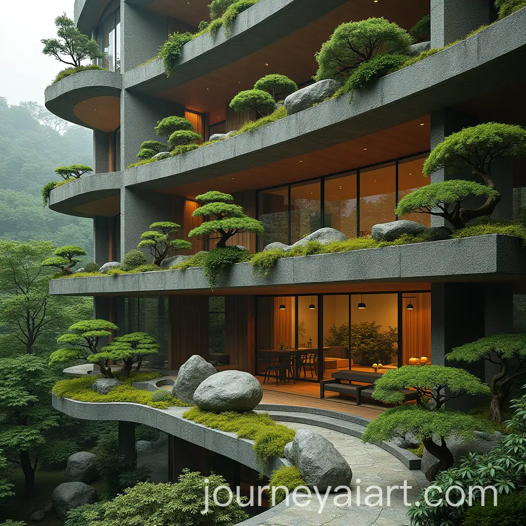 Japanese-Garden-Terraces-with-Bonsai-Trees-and-Moon-Arches
