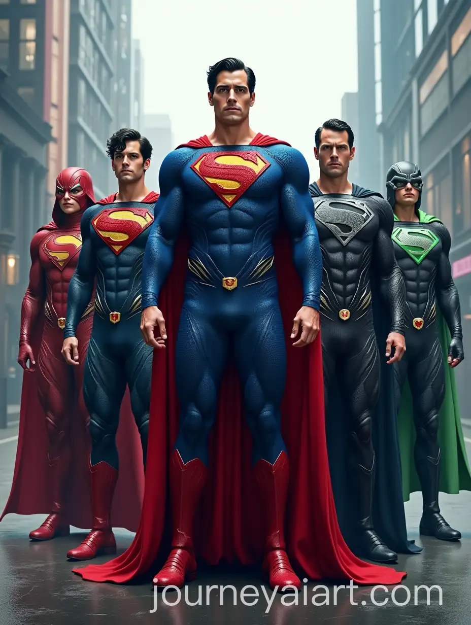 Variations-of-Superman-from-Different-Houses-of-Krypton