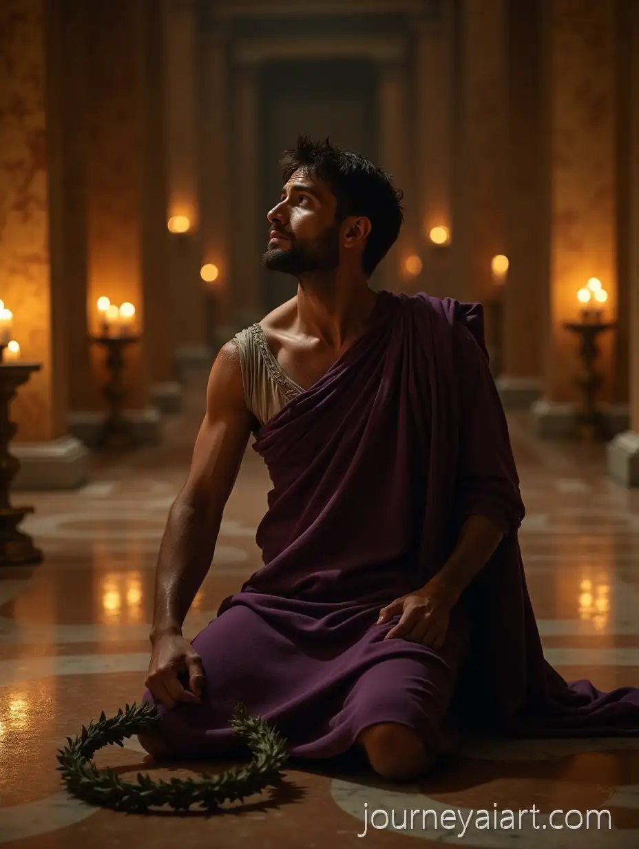 Roman-Emperor-Augustus-Kneeling-in-Dramatic-Candlelit-Marble-Hall-with-Torn-Purple-Robe