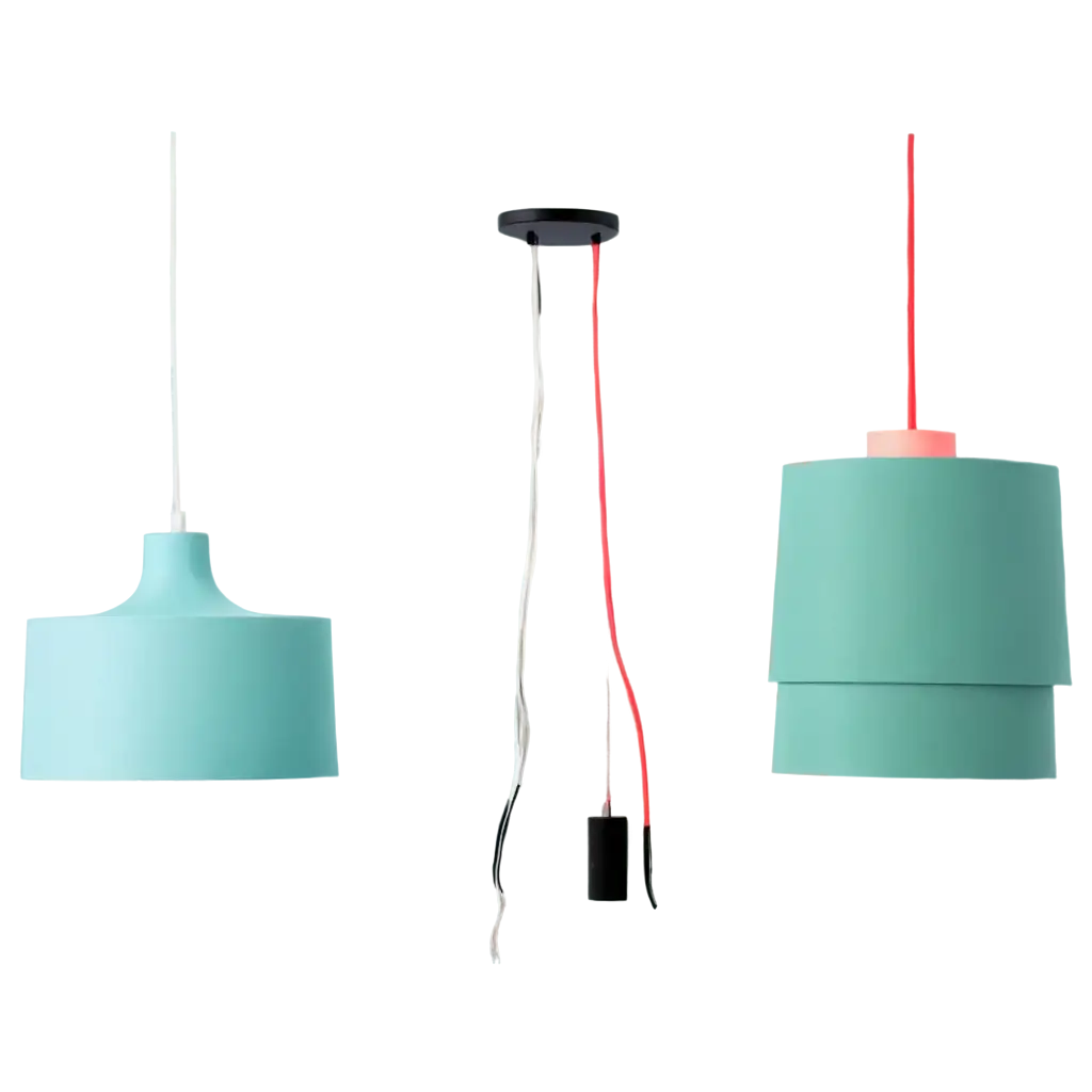 Lamp-Chandelier-PNG-Image-with-Flat-Colors-for-Modern-Home-Decor
