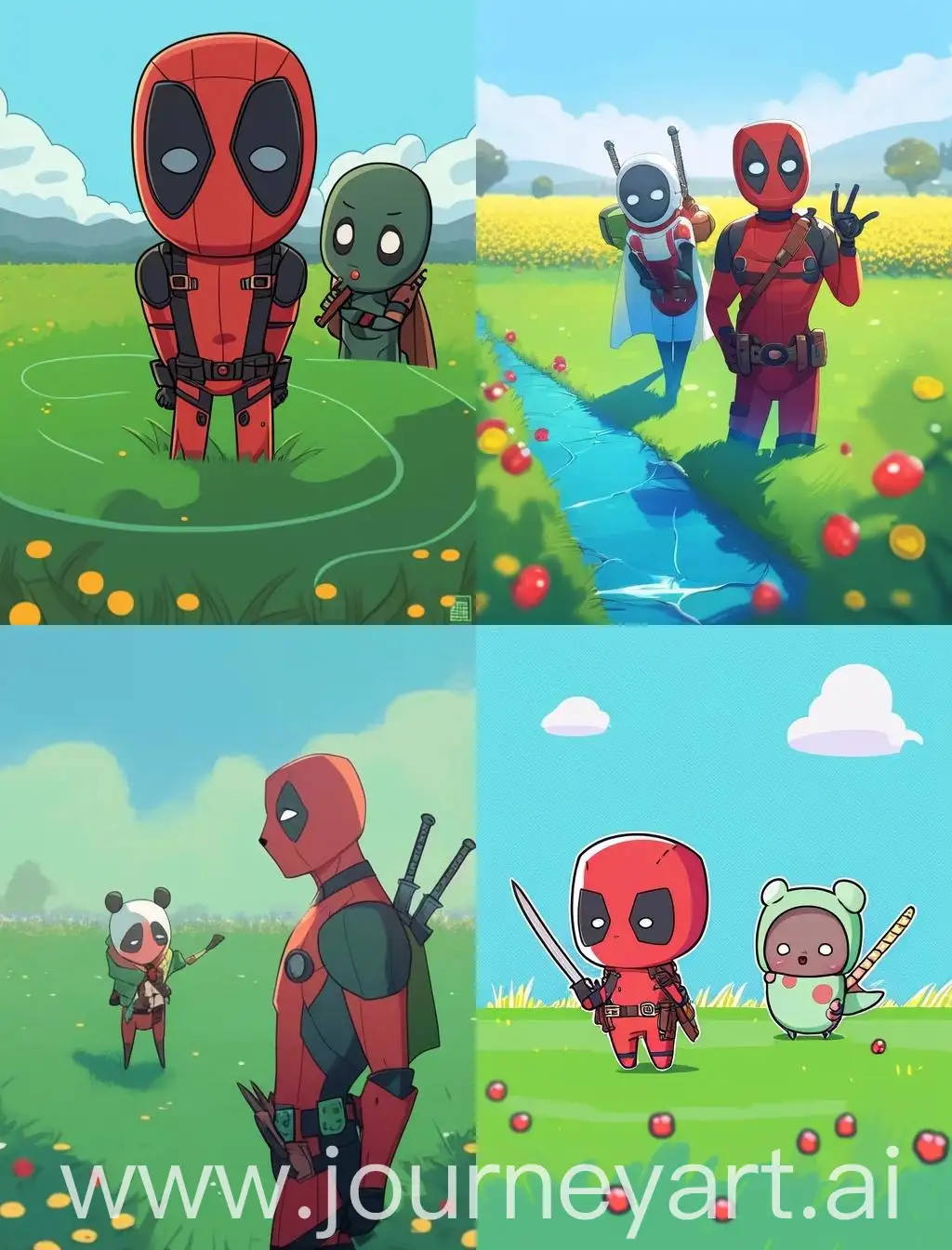 Cute-Deadpool-and-Wolverine-in-Ghibli-Style-Anime-Scene