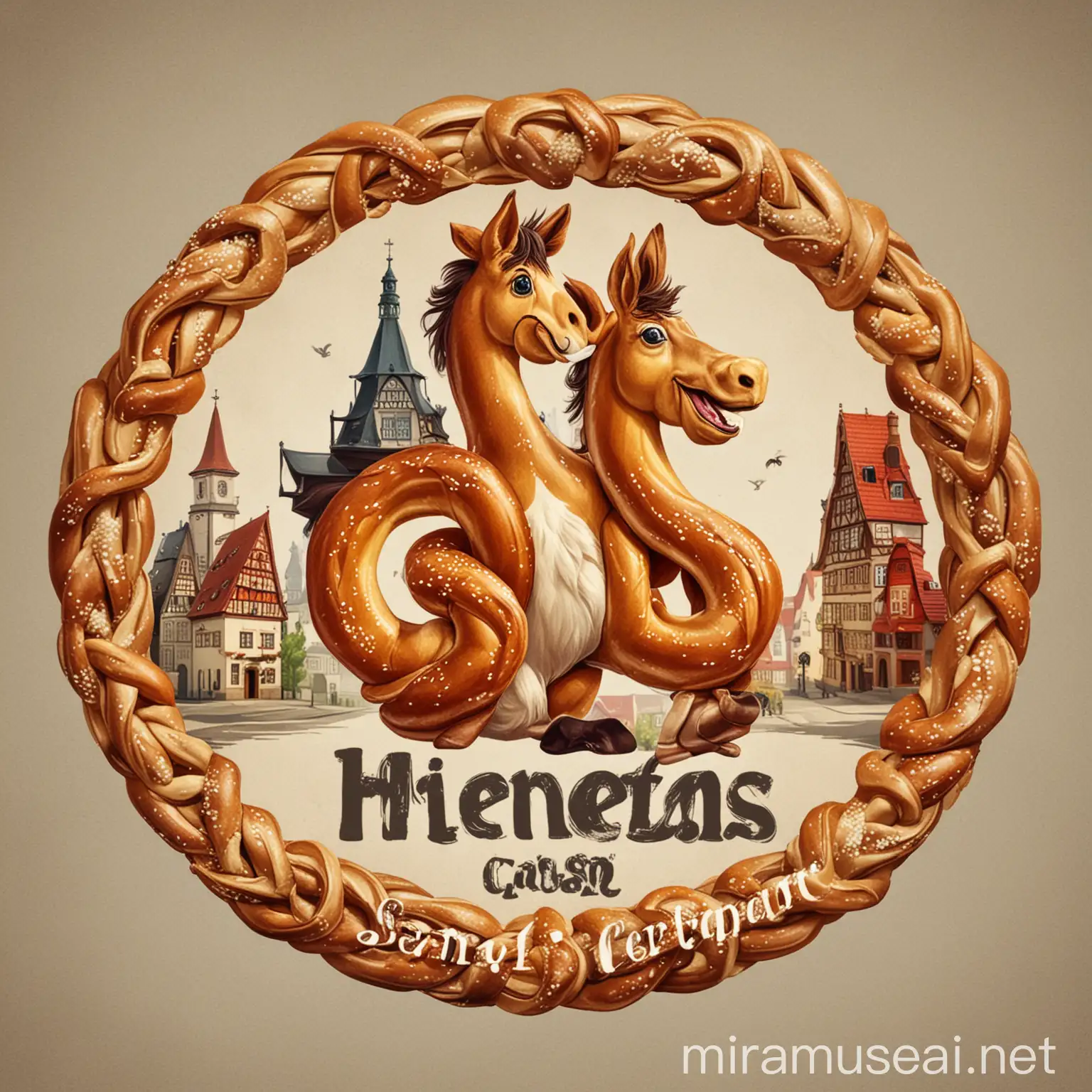 German Language Courses with Pretzel and Bremen Town Musicians