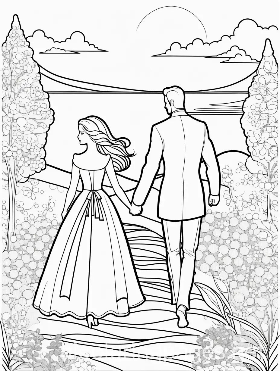 Simple-Romantic-Line-Art-Coloring-Page-for-Kids