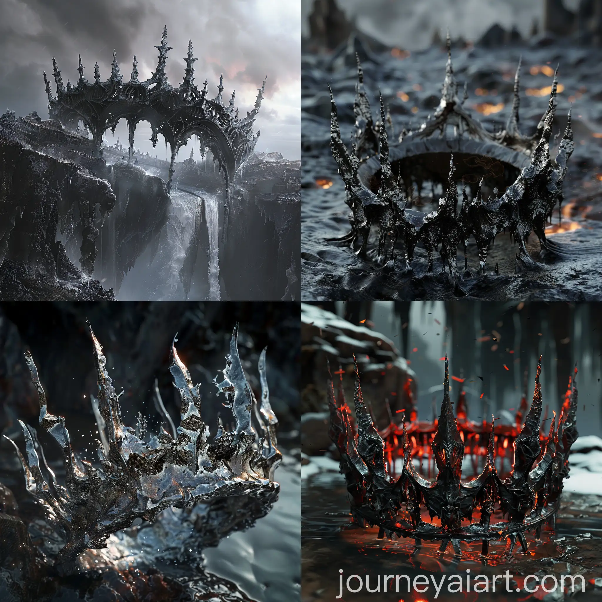 Fantasy-Iron-Crown-Falling-Down-Warcraft-3-Inspired-Art