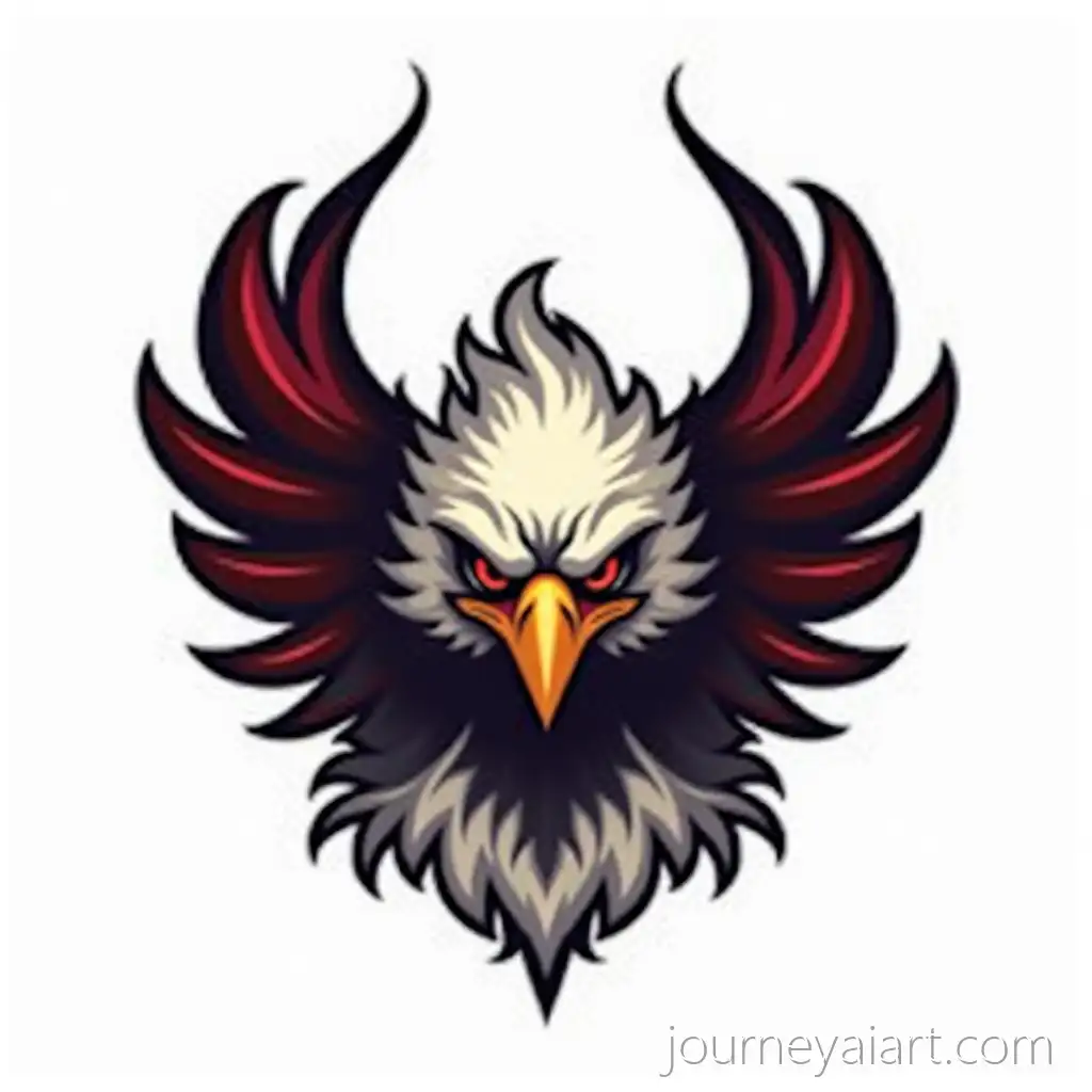 Powerful-EagleAI-Art-Prompt-Expansion-Head-Logo-Representing-Anger-and-Control-on-White-Background