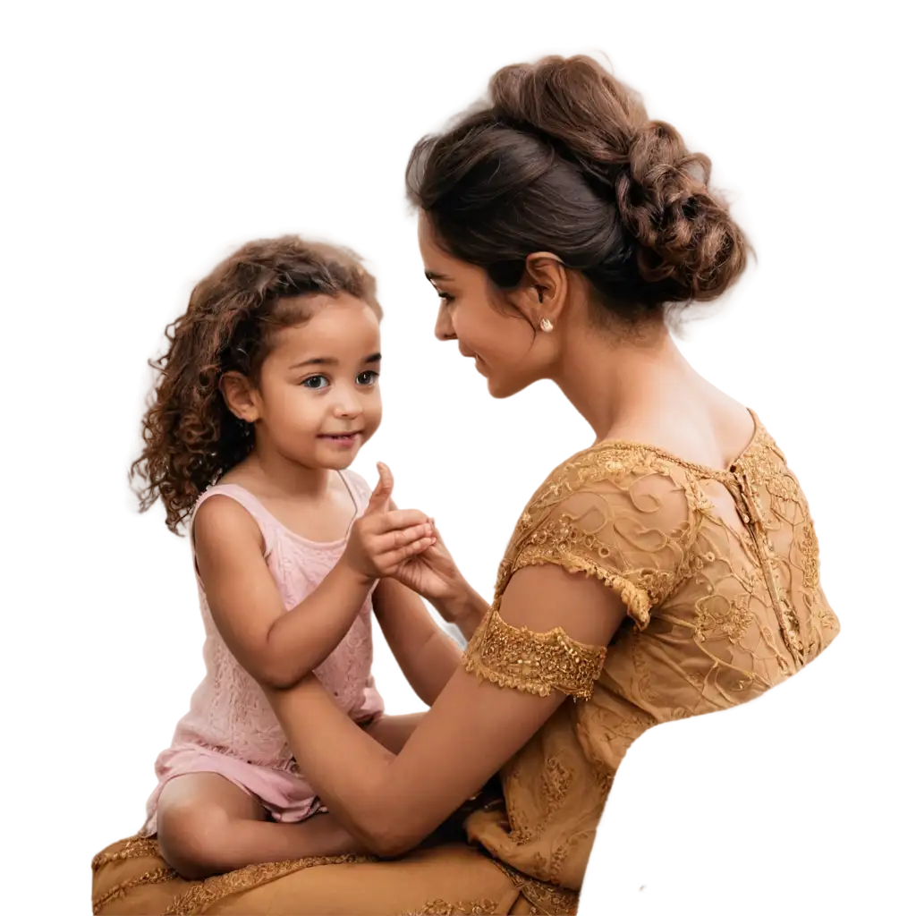 Delicate-Henna-Application-PNG-Image-Mother-and-Daughter-Bonding-Moment