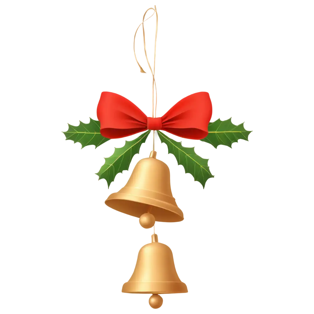 Christmas-Bell-PNG-Vector-HighQuality-Transparent-Image-for-Holiday-Designs