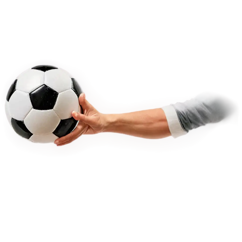 HighQuality-PNG-Image-of-a-Football-Soccer-Ball-Kicked-Hard-for-Dynamic-Sports-Visuals