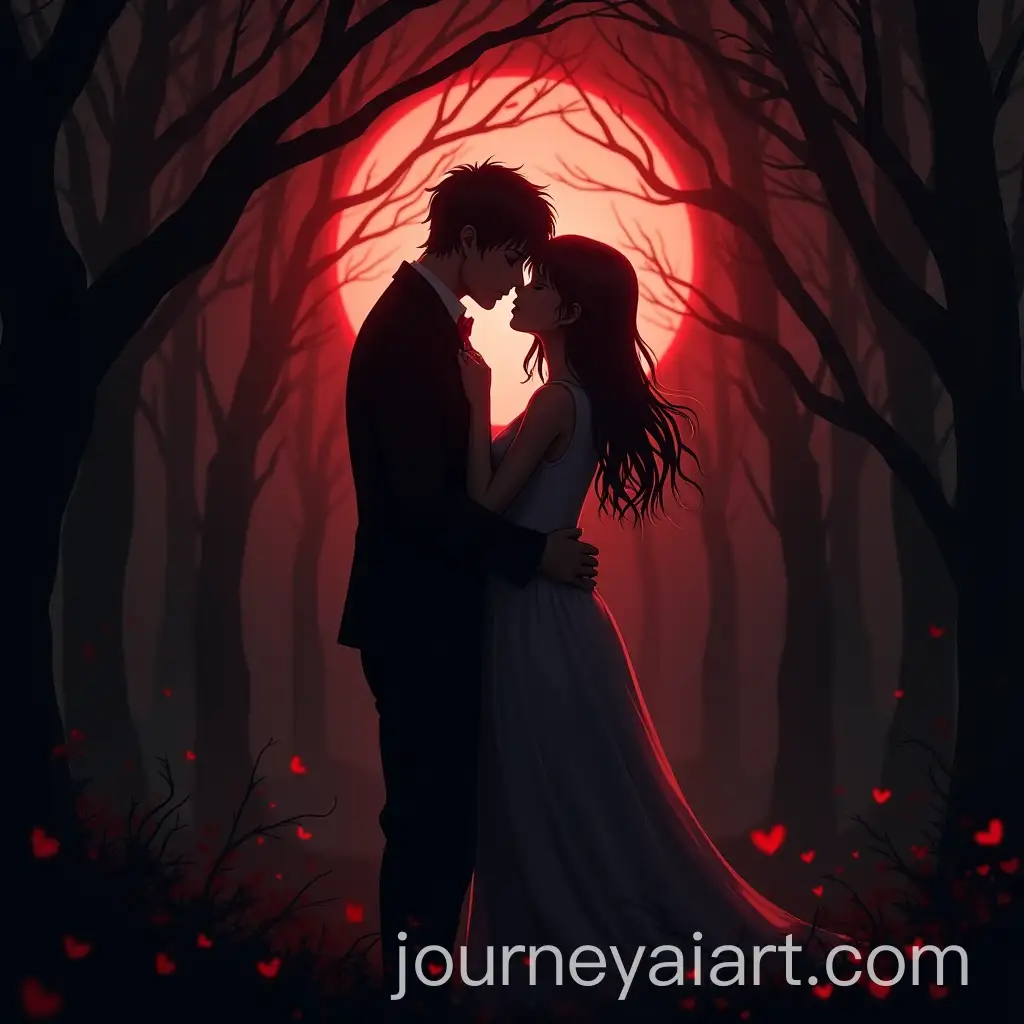 Anime-Album-Art-Cover-Haunted-Love-in-Dark-Anime-Style