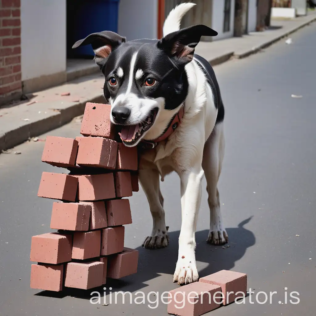 Sympathetic-Dog-Carrying-Bricks