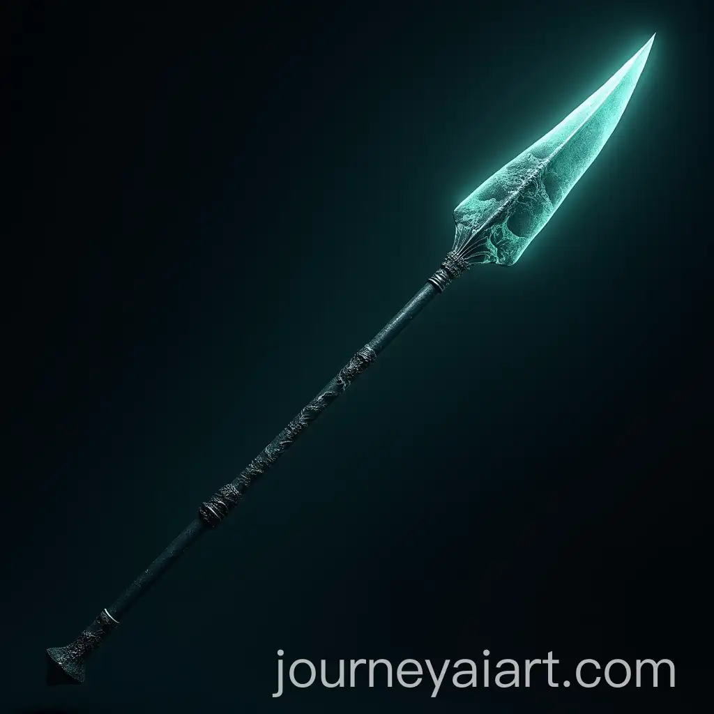 Mythical-SeaInspired-Spear-with-Ghostly-Glow-and-Oceanic-Designs