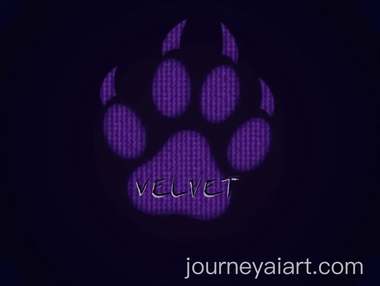 Velvet-Screams-LogoAI-Art-Prompt-Expansion-Featuring-Mysterious-Cat-Paw-Print-with-Cryptographic-Font