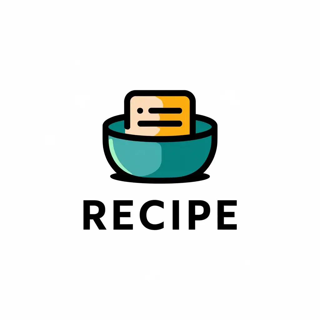 LOGO Design for Recipe Vector Logo with Clear Background and Moderate Symbol for Home Family Industry