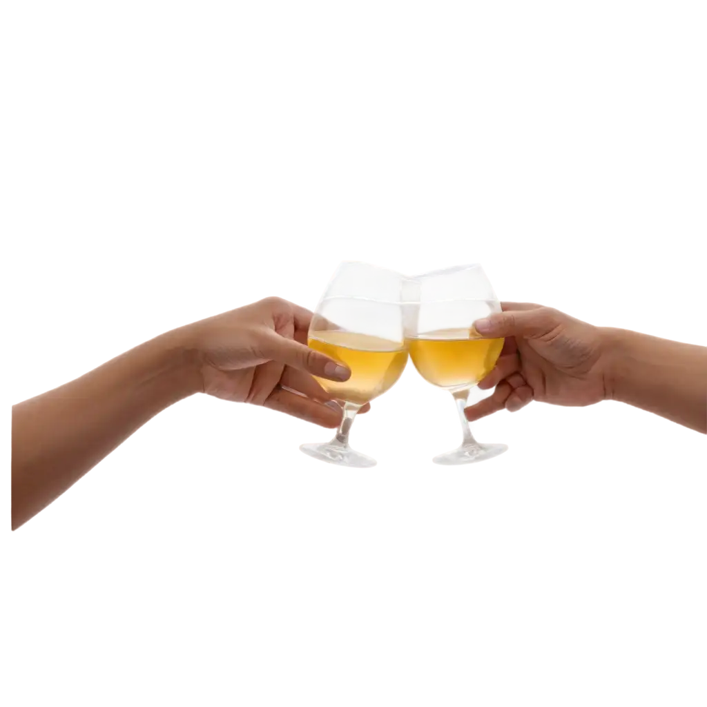 Two-People-Holding-a-Glass-PNG-Image-for-Versatile-Digital-Use