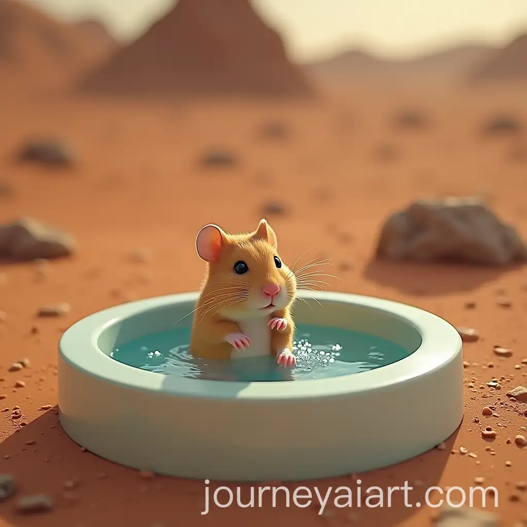 Hamster-Bathing-in-a-Martian-Pool
