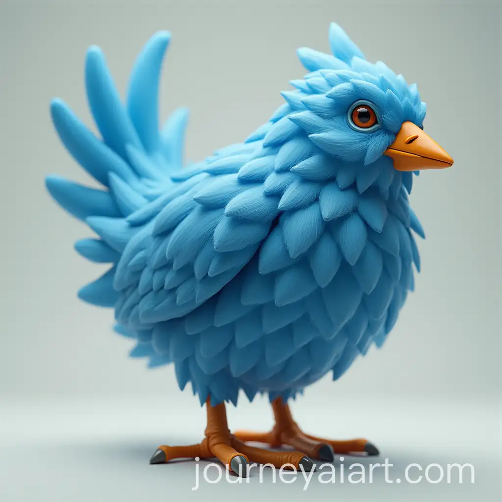 Realistic-Blue-Bird-with-Ridiculously-Large-Balls-Instead-of-Legs