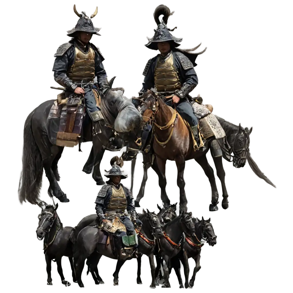 SEOOptimized-PNG-Image-Samurai-with-Horses-Enhance-Your-Visual-Storytelling