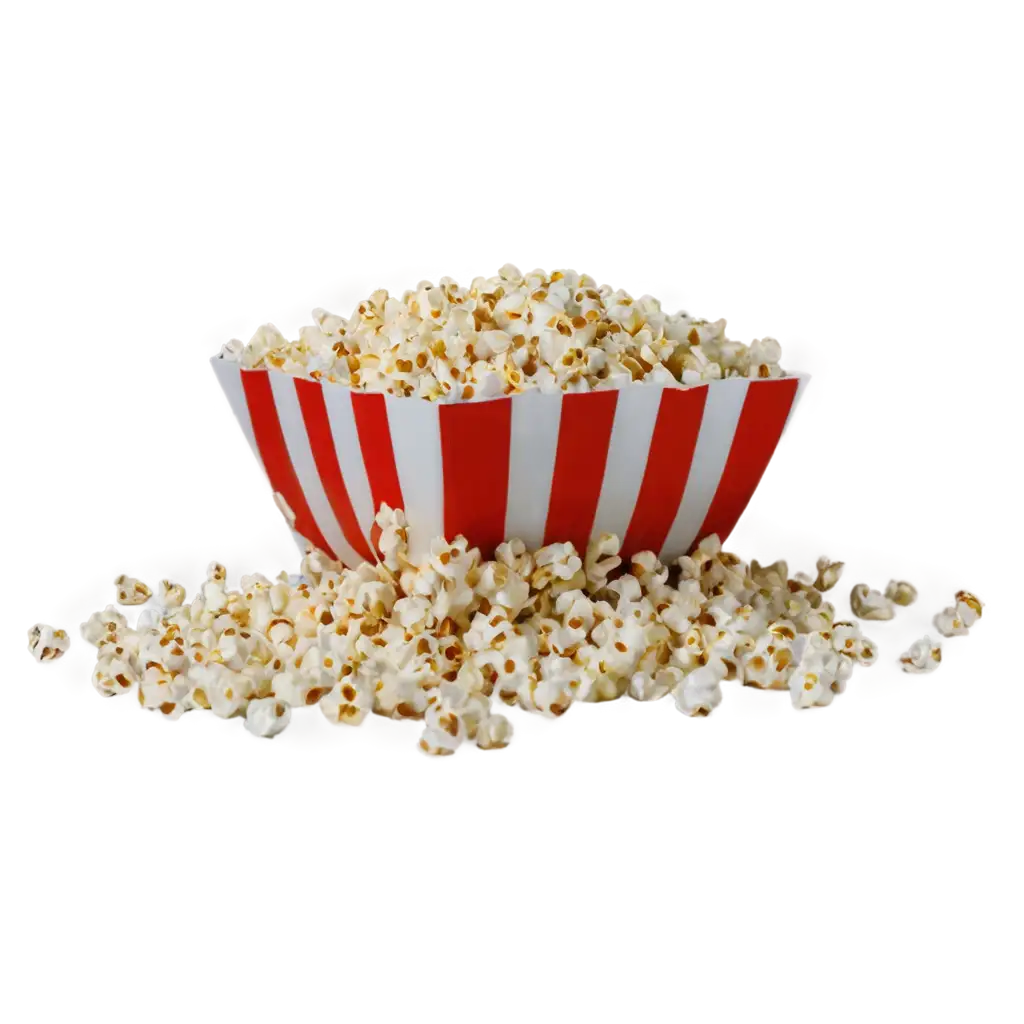 HighQuality-Popcorn-Bowl-PNG-Image-for-Versatile-Use-in-Digital-Projects