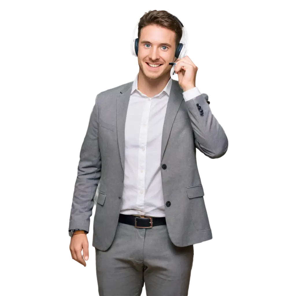 Professional-White-Male-Telesales-Person-with-Headphones-HighQuality-PNG-Image