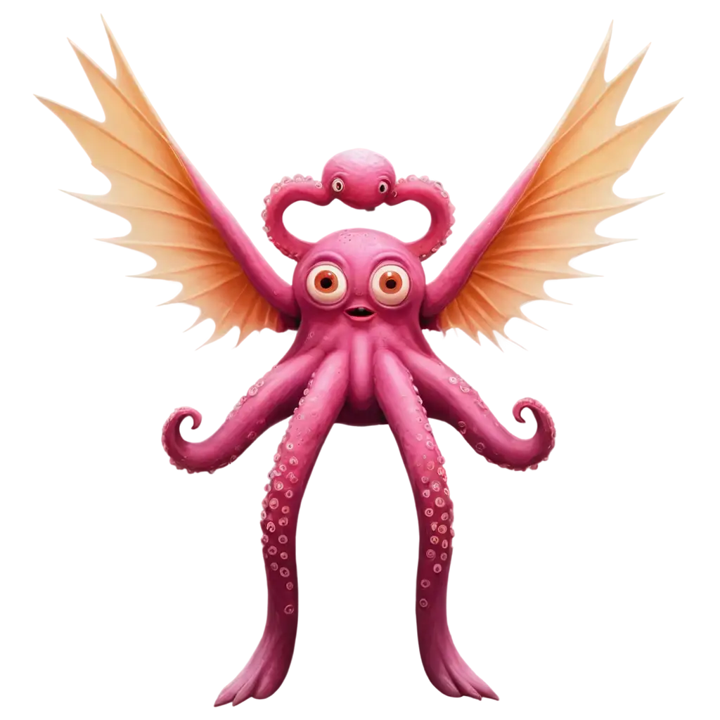 Create-a-PNG-Image-of-a-Monster-with-Octopus-Head-Huge-Wings-and-Horns