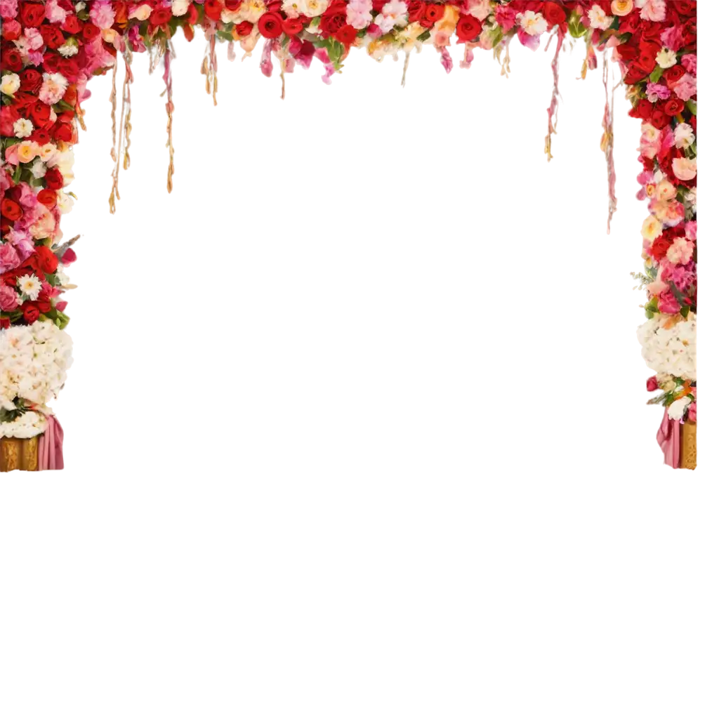 Beautiful-Indian-Wedding-Gate-Cartoon-Background-PNG-for-Vibrant-Celebrations