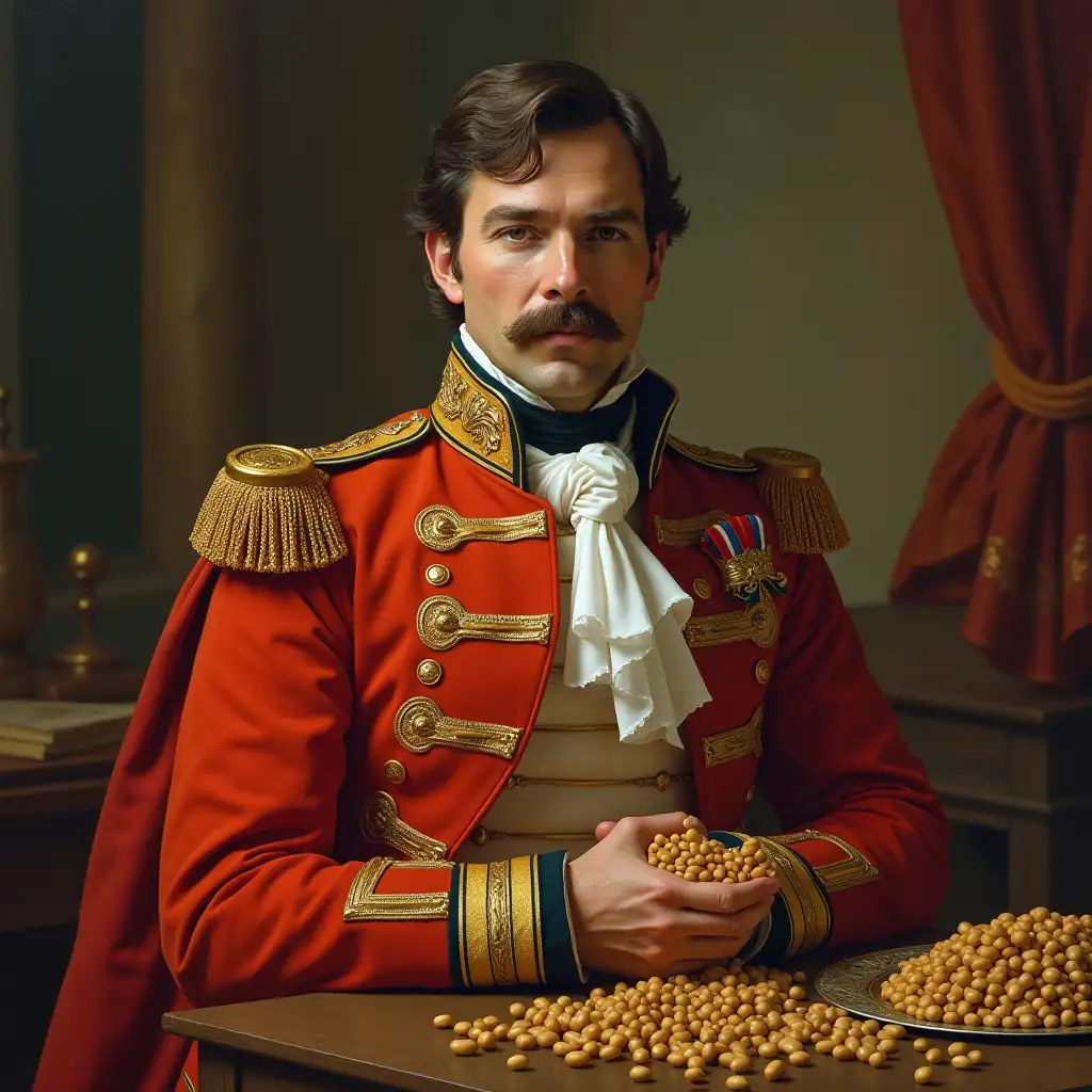 Napoleon Bonaparte and beans
