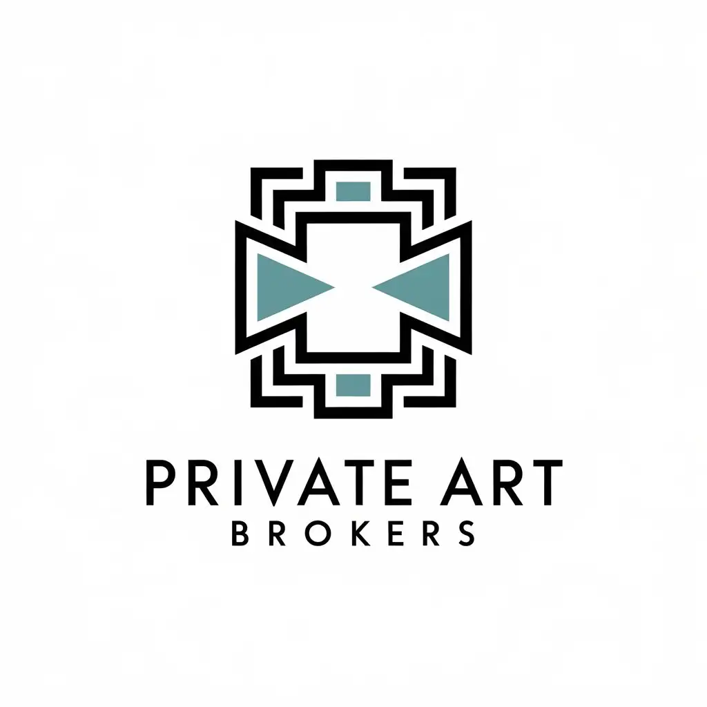 LOGO Design for Private Art Brokers Elegant Frame with Modern Touch for Finance Industry