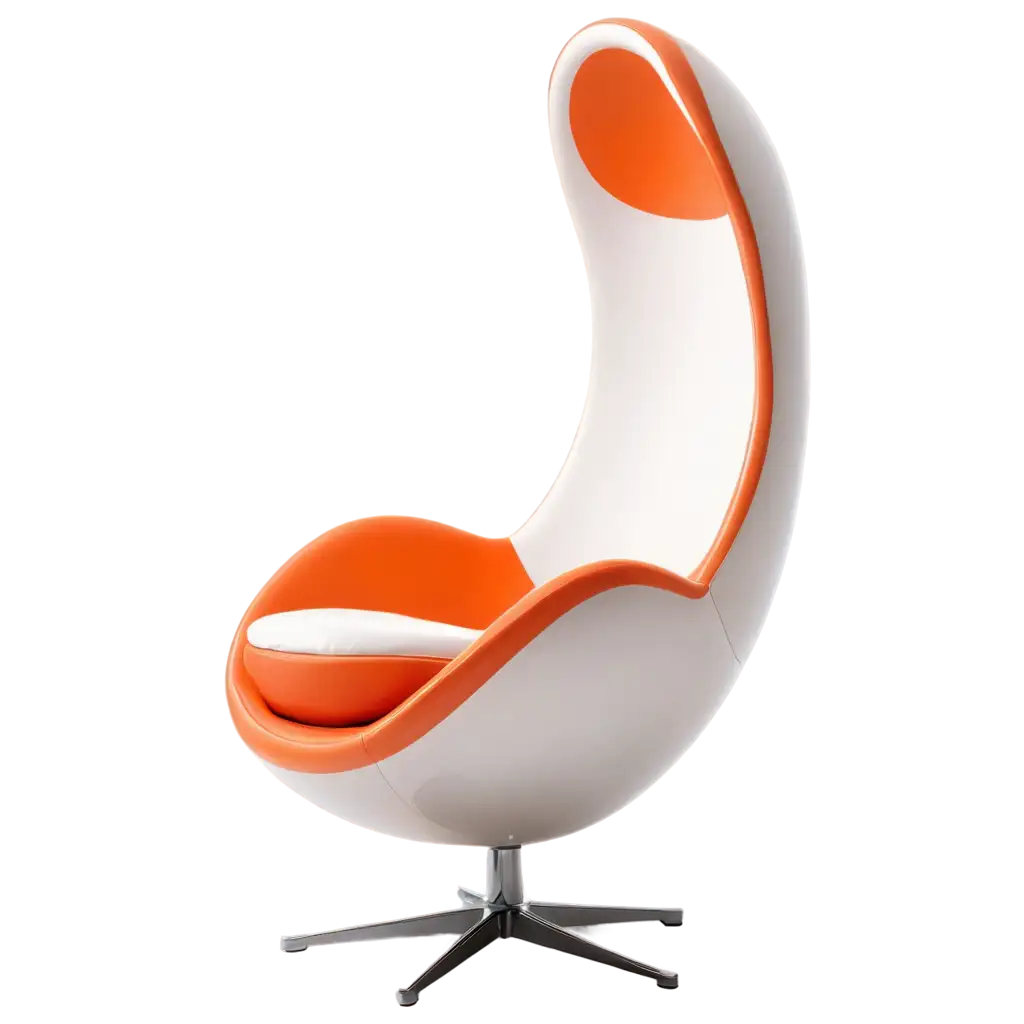 Retro-Egg-Chair-PNG-Image-Iconic-MidCentury-Modern-Design-with-Futuristic-Flair