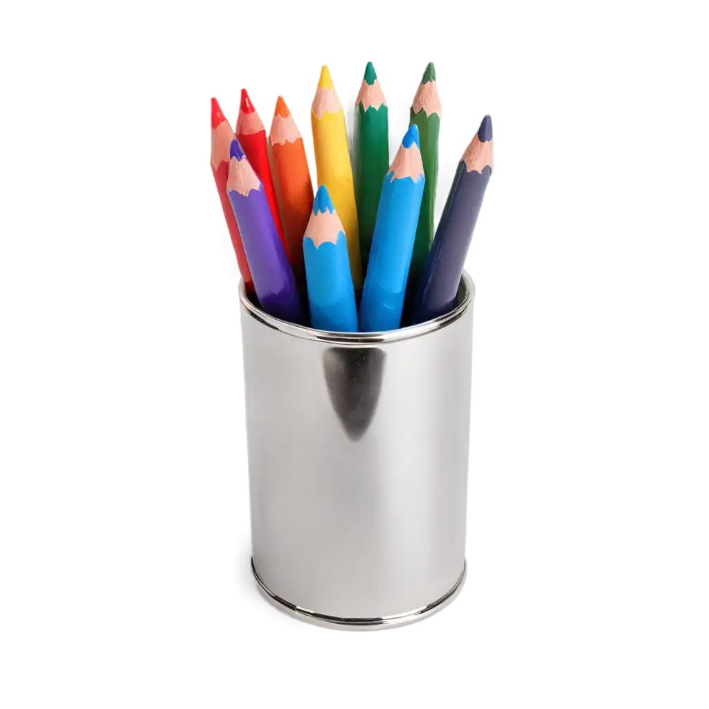 ColoringPNG-Image-Usage-Scenarios-Crayons-in-Holder-PNG-Image-for-Creative-Use