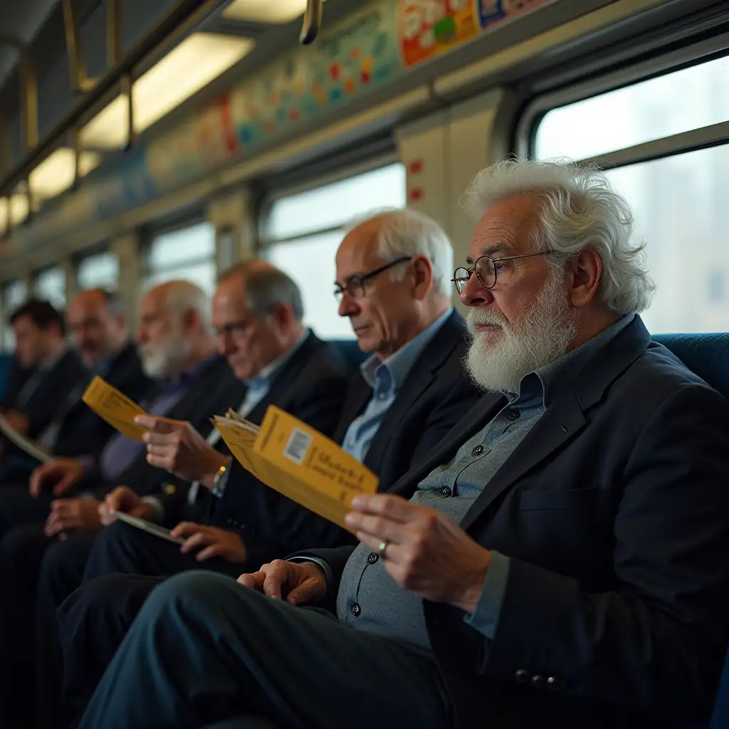 Mathematicians-and-Physicists-Sitting-on-a-Train-Holding-Tickets