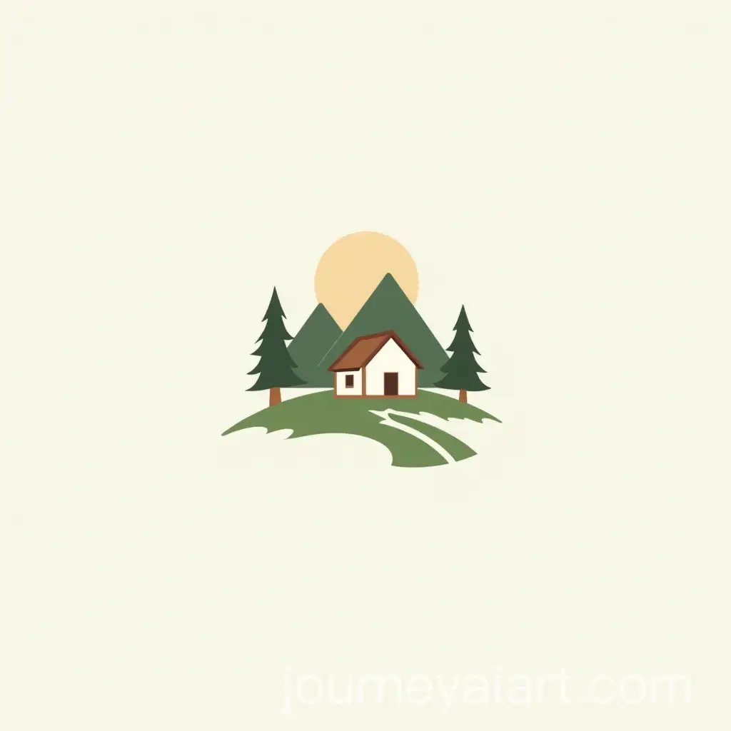Minimalist-Rural-Housing-Logo-with-Natural-Elements-and-Earthy-Tones