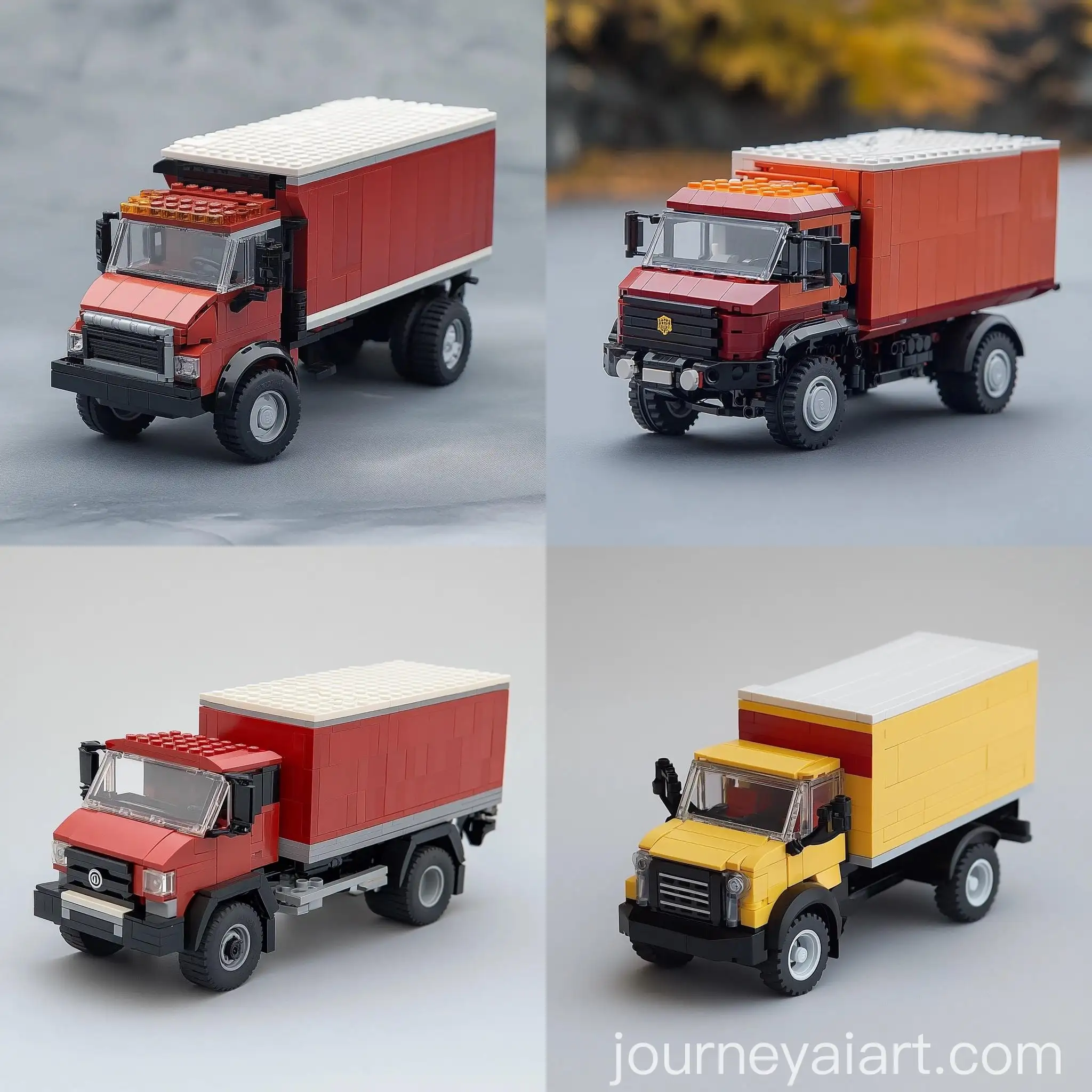 Lego-Truck-Building-in-Urban-Setting