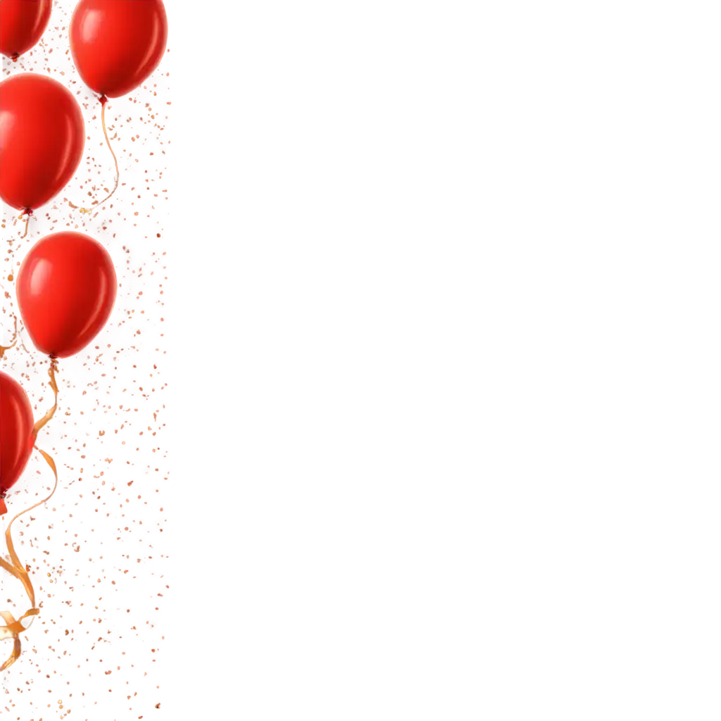 Vibrant-Red-Balloons-with-Golden-Ribbons-HighQuality-PNG-Image-for-Celebrations-and-Events