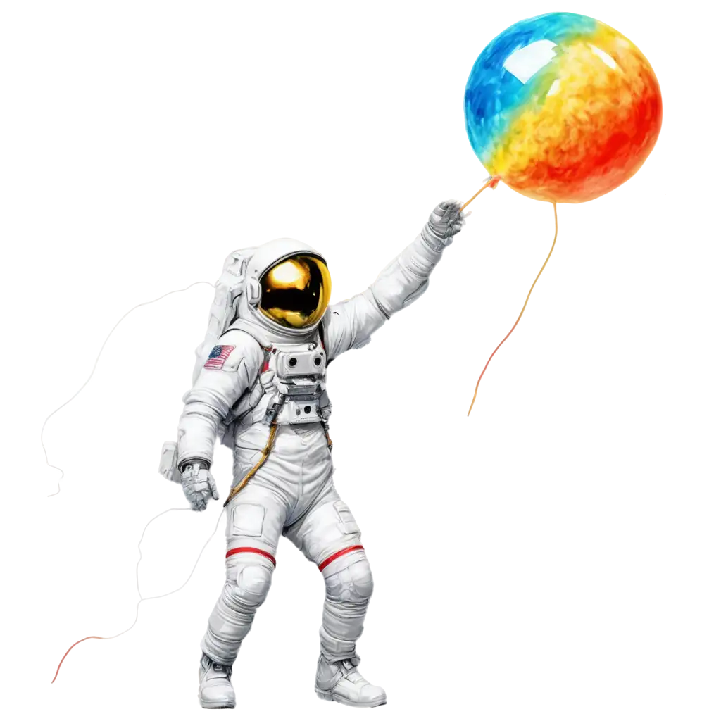 Astronaut-Illustration-with-Colour-Splash-PNG-Image-for-HighQuality-Design-and-Visual-Impact