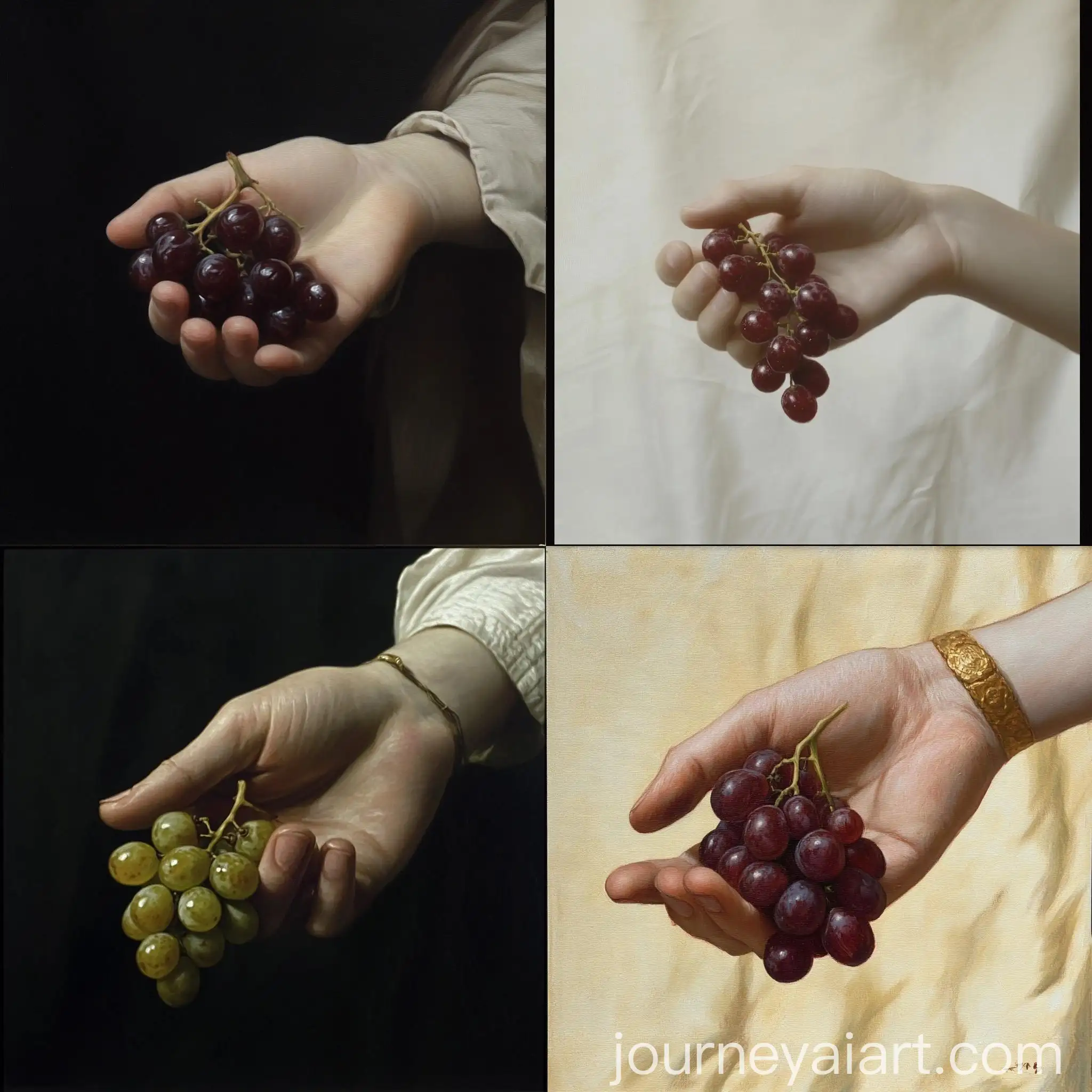 Hand-Holding-Grapes