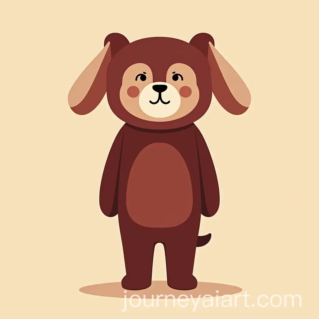 Mascot-Design-for-Budget-Clothing-Store-in-Burgundy-and-Beige