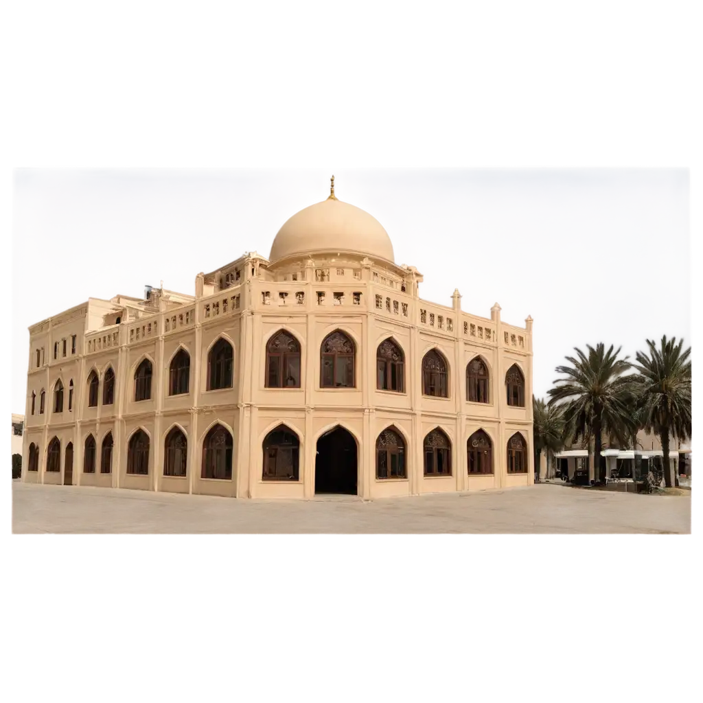 Historic-Bahrain-Building-PNG-A-Stunning-Visual-for-Design-and-Heritage-Projects