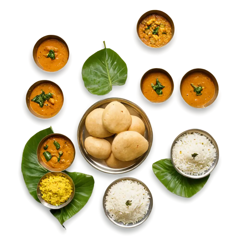 Authentic-South-Indian-Food-PNG-Image-Exquisite-Visual-Representation