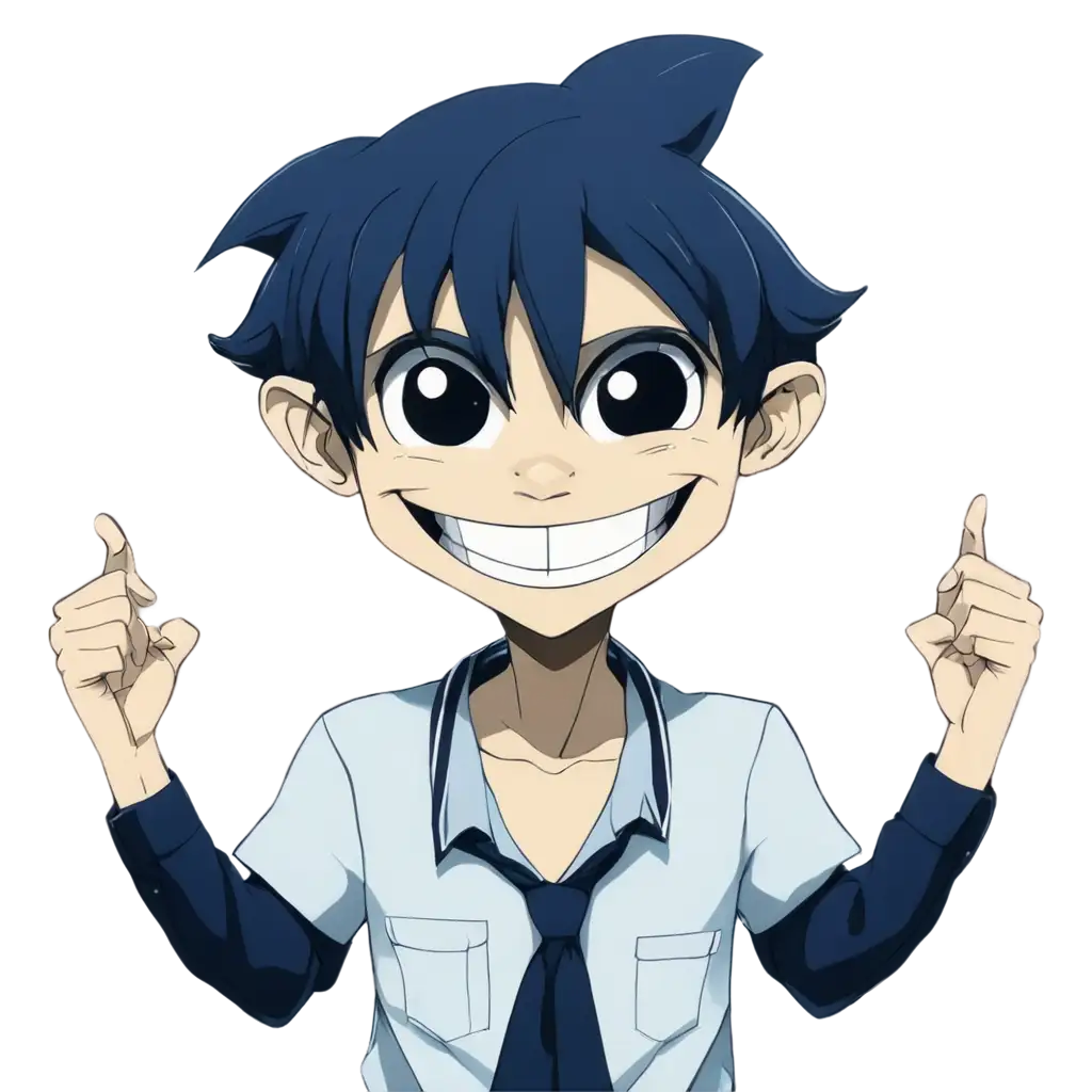 Troll face in the form of anime