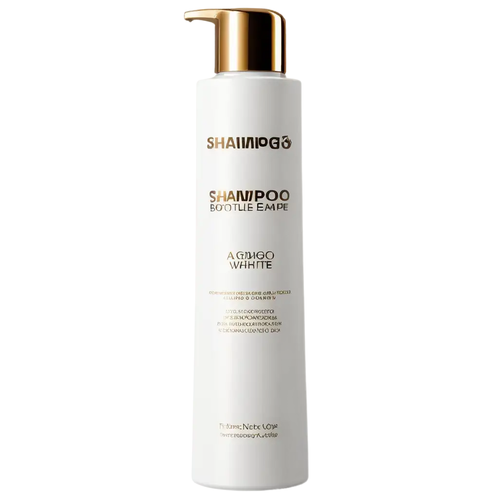 Premium-White-Shampoo-Bottle-with-Golden-Cap-PNG-Image-Elegant-and-Versatile-Design