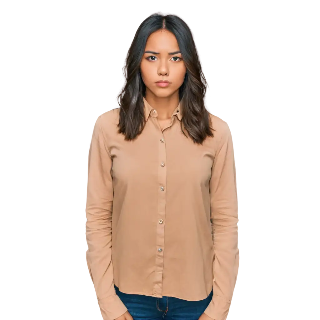 Professional-PNG-Image-of-a-30YearOld-African-American-Woman-with-a-Collared-Shirt