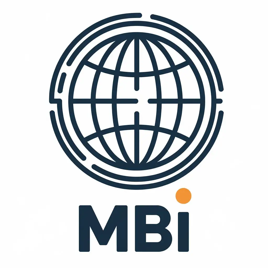 LOGO Design for MBI Vector with Quick News Information Symbol for Internet Industry