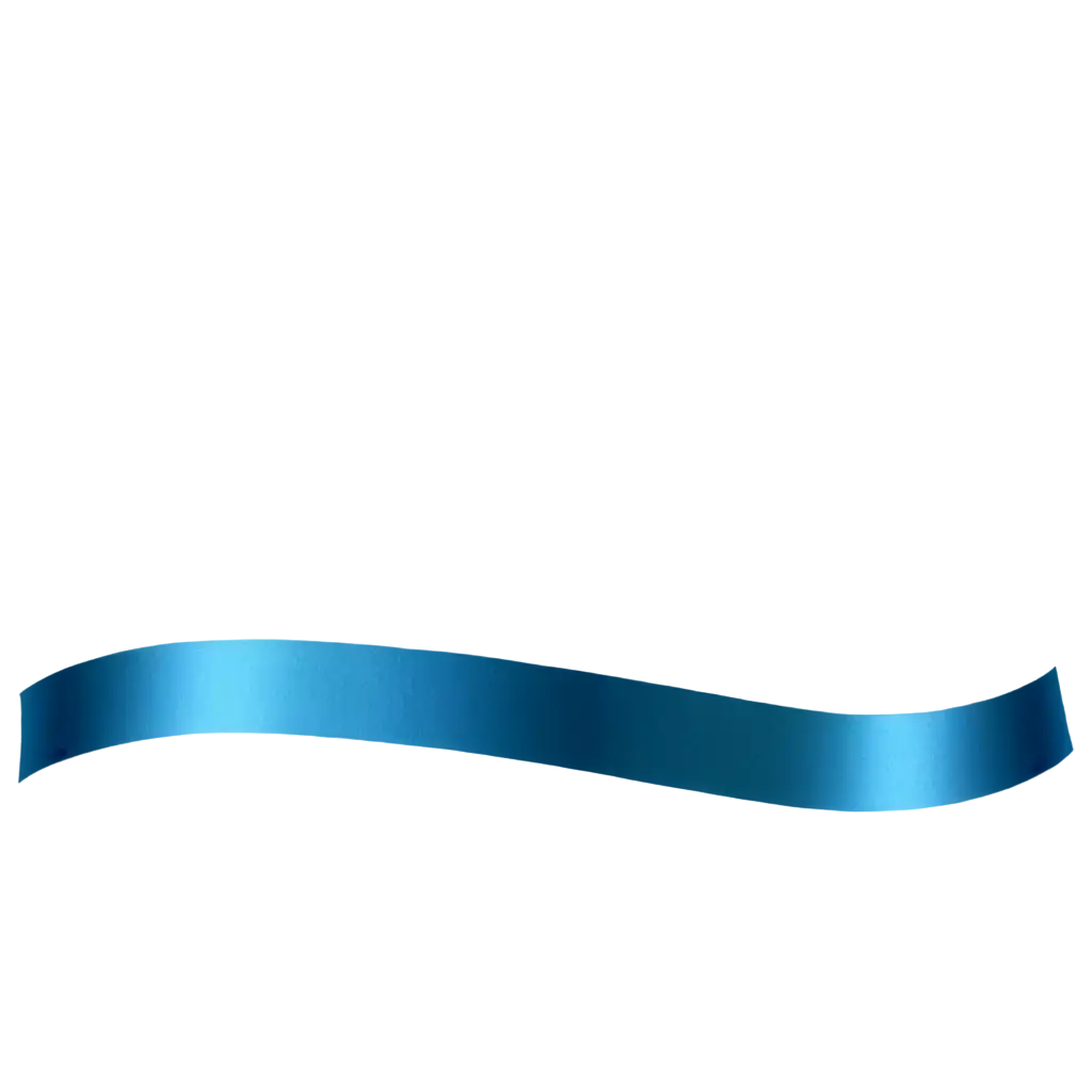 Elegant-Waves-of-Blue-Ribbon-in-PNG-Format-AIGenerated-Image-Prompt