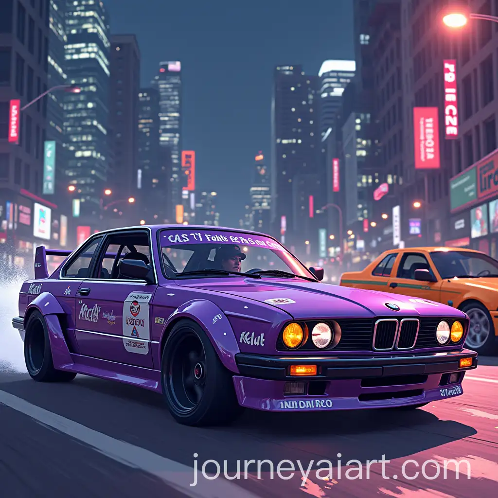 Vibrant-Twitch-Car-Racing-in-a-Futuristic-Cityscape