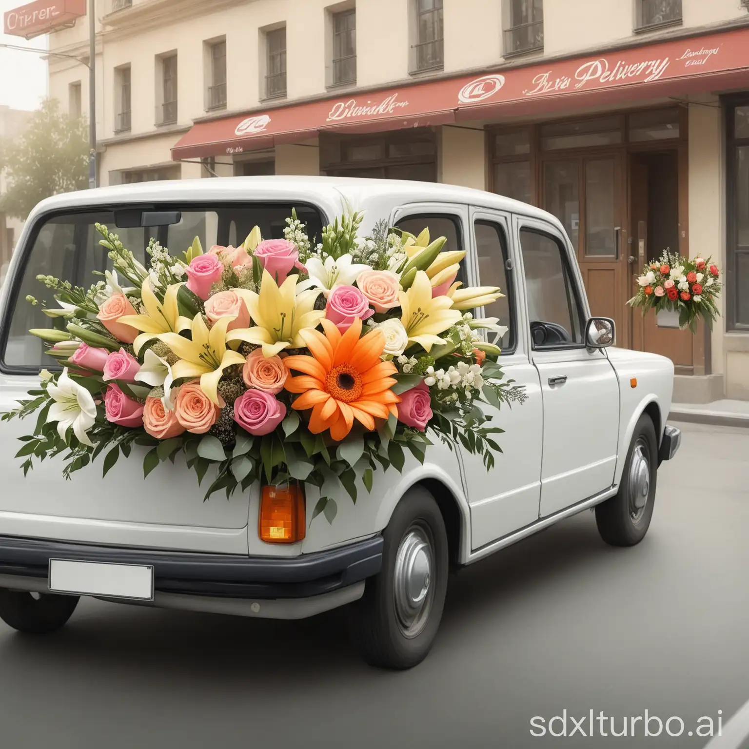Flower-Delivery-Service-by-Car